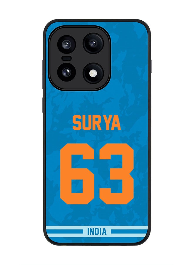 Stylizedd For OnePlus 15 Case,Slim fit Camera Protection, Shockproof Thin Phone cover  - India Suryakumar Yadav, Jersey No 63 - Image 1